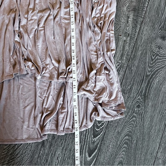 ANNABELLE Super Soft Maxi Dress | Plus Size 3X | 3/4 Sleeves, Pockets, Hi-Lo Hem - Picture 7 of 11